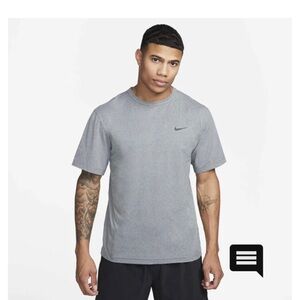 Nike Men's Heather Gray Short Sleeve Tee